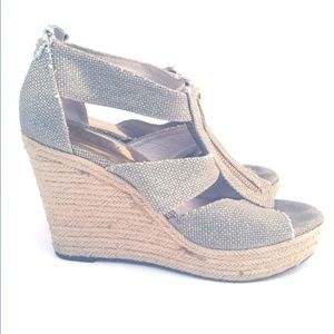 ✨✨[MICHAEL KORS] Espadrilles Wedges w/ zipper✨✨